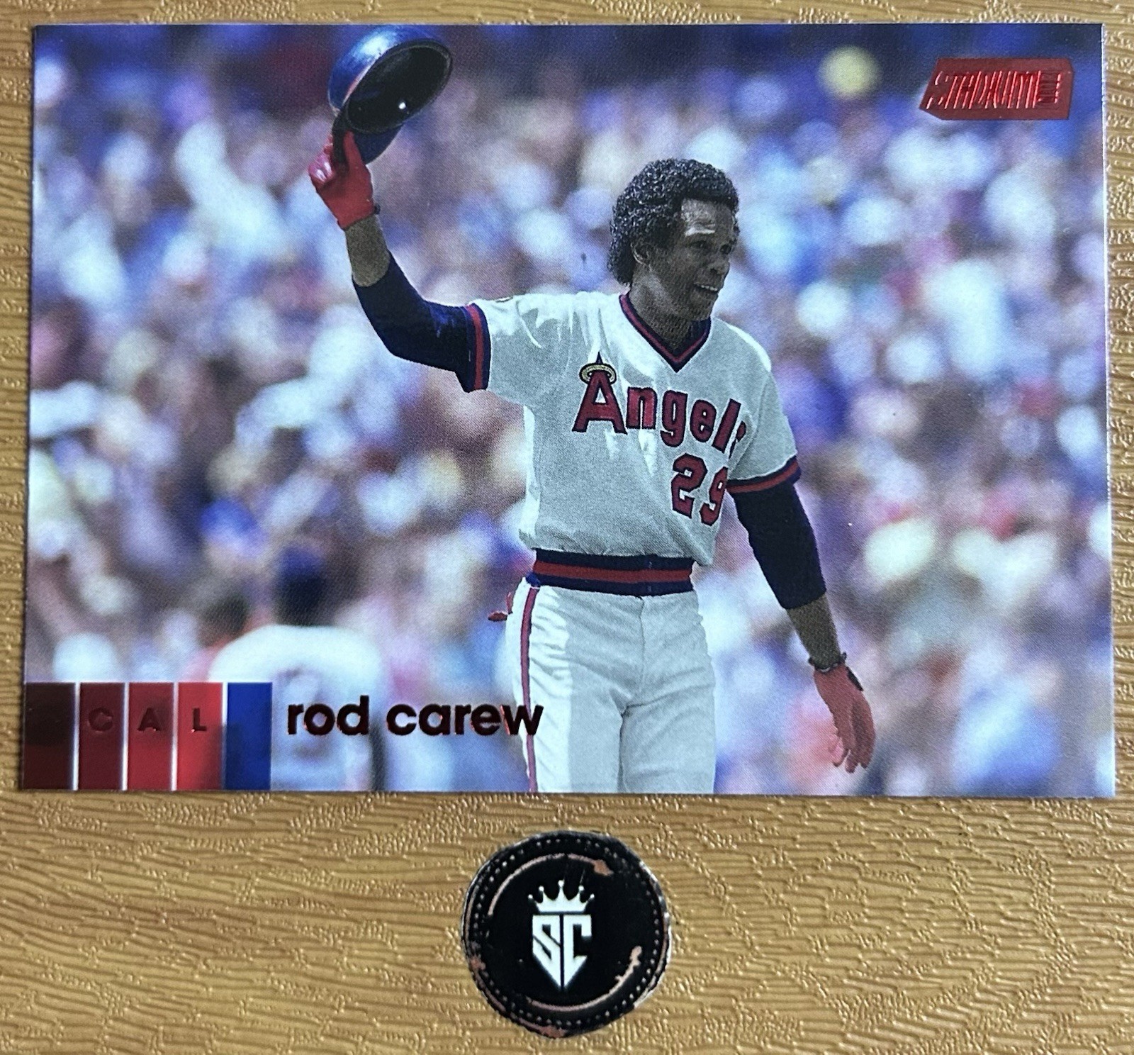 Rod Carew 2020 Topps Stadium Club Red Foil #150 California Angels
