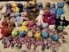 Vintage Retired TY Beanie Babies Lot of 33 Bears with Tags FREE SHIP