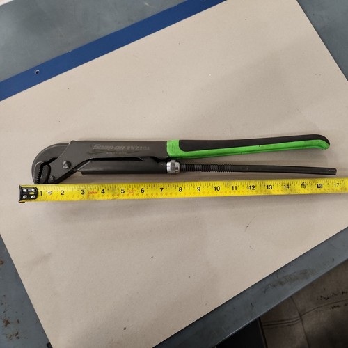 Snap-On PWZ2GA , 17" Quick-Adjust Pliers Wrench Green 