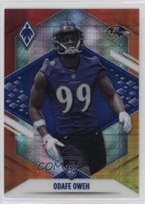 2021 Panini Phoenix Rookie Fire Burst Odafe Oweh #156 fm0