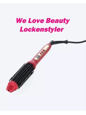 We love Beauty Locken-Styler Haarglätter Lockenstab Straighten Lockenwickler Rot