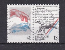 Belgium  51316 Used, Human Rigts, 1989