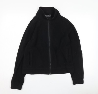 Schwarze Basic-Jacke Damen UK Größe 12 Equation Active