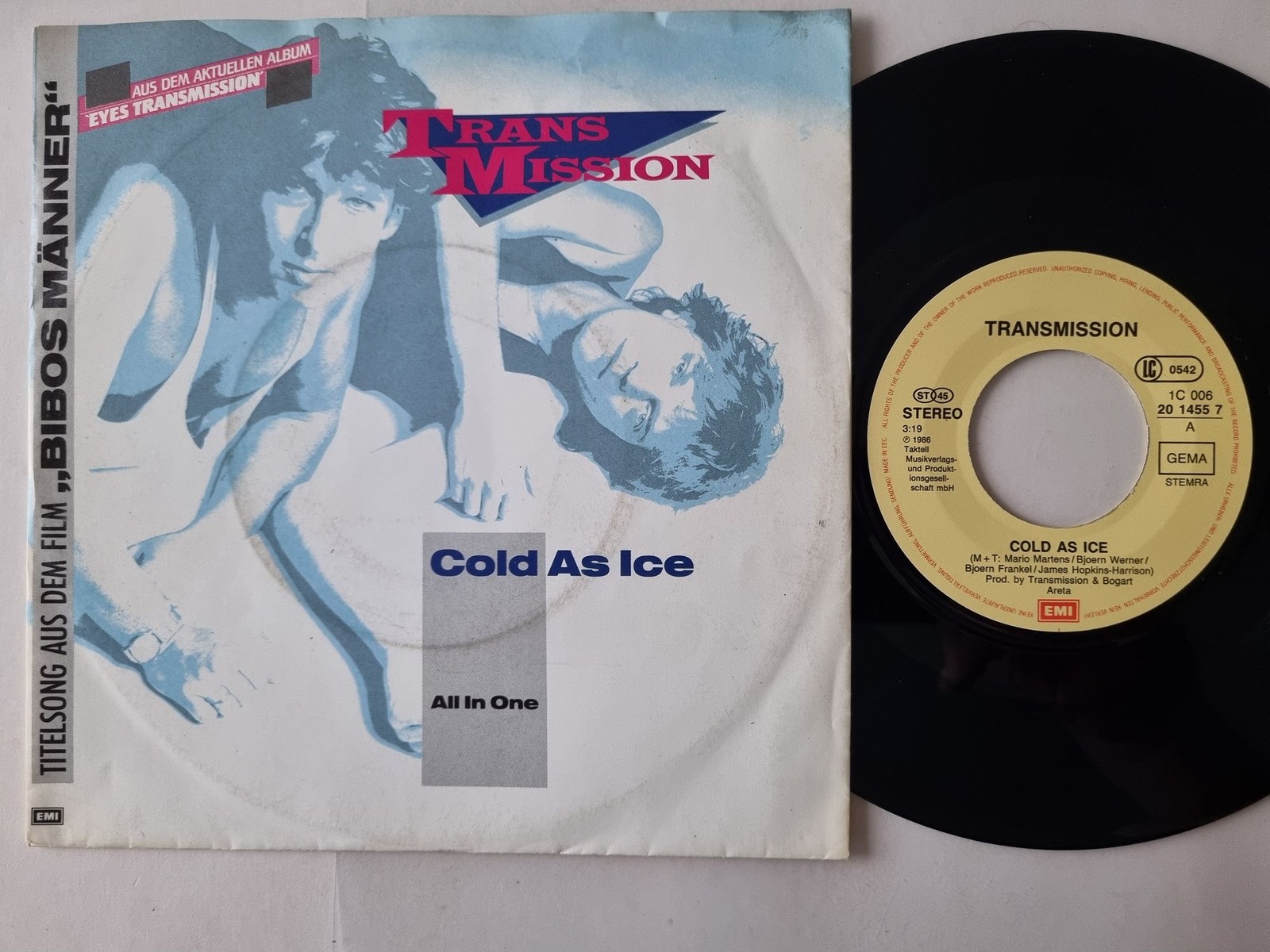 Transmission - Cold As Ice 7'' Vinyl Germany