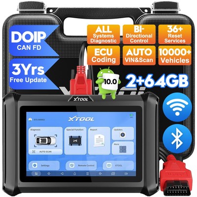 Used XTOOL D7S Car Diagnostic Scanner Full System Bidirectional Key Programmer 