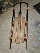 Vintage Wooden Snow Sled