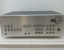 US Stock Junk for Parts Sony SB-5335 System Selector Amplifier Silver Japan