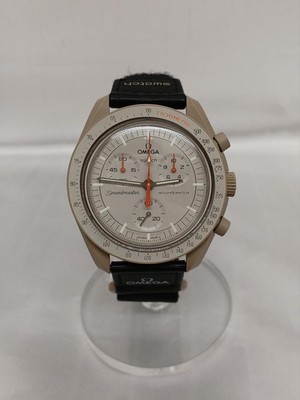 Omega Swatch Mission To Jupiter S033C100 Watch with S Embossing (Used)