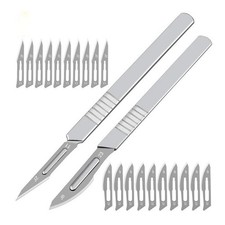 20pc Carbon-Steel Scalpel-Blades + 2pc Handle...