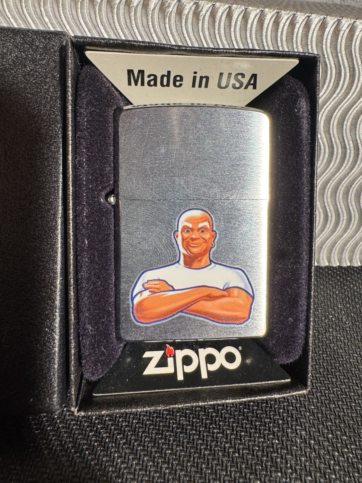 Zippo Meister Proper sin encender nuevo raro