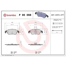 Satz Bremsbeläge Bremsklötze vorne für Audi Q5 8RB 26895577