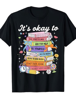It's Okay to Feel Your Feelings Mental Health Awareness T-Shirt - Unisex Retro