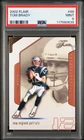 2002 Flair #89 Tom Brady PSA 9