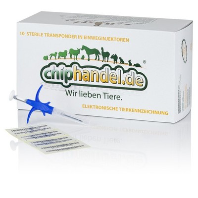 30x Mini 1,4x9mm Tierchip ICAR internat. zertifiziert 941 Herstellercode RFID