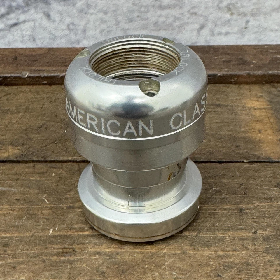 Vintage American Classic Tri-Lock 1 Inch Threaded Headset Silver Sealed Bearings - Image 4 of 4