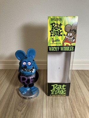 WACKY WOBBLER Figure Rat Fink bobbing head Set of 8pc W/BOX F/S 