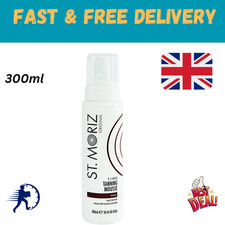 St Moriz Original Extra Large Instant Tanning Mousse in Dark | Fast Drying... 