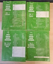 Original 1977 Ford Truck Shop Manuals Volumes 1-5