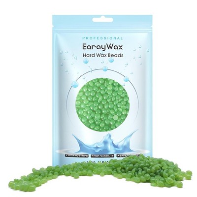Hard Wax Beads for Hair Removal, 1lb Brazilian Coarse Waxing Full Aloe 