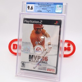 PS2 / PlayStation 2 MVP 06 2006 NCAA BASEBALL - CGC GRADED 9.6 A+! NEW & Sealed!