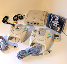 SEGA Dreamcast VA1 PAL Console Bundle, 2 Controllers, VMU, Virtua Fighter Tested