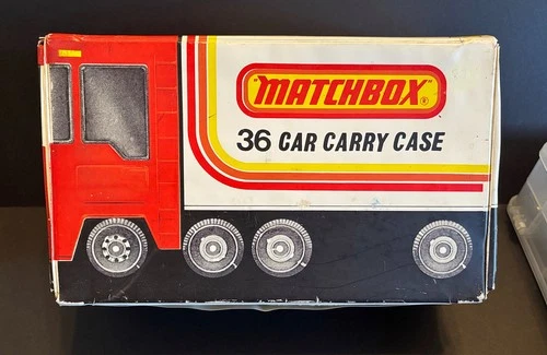 Vintage Matchbox 36 Car Carry Case with Trays 1978 Lesney Products