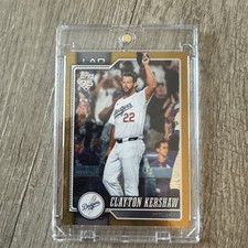 2026 Topps Series 1 Clayton Kershaw GOLD FOIL 13/50 #22 Dodgers- FUTURE HOF🔥⚾️