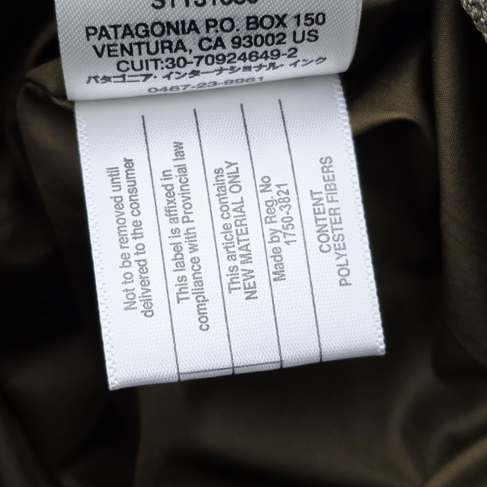 Patagonia Snowshot Reversible Jacket Liner Men's XL Brown Green Insulated 31660 thumbnail 11