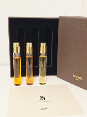 MEMO Paris- Marfa- Italian Leather- Inle- EdP 3x10ml Refill Travel Spray