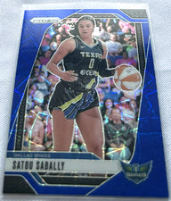 2024 Panini Prizm WNBA Basketball Satou Sabally Dallas Wings Blue Velocity Prizm
