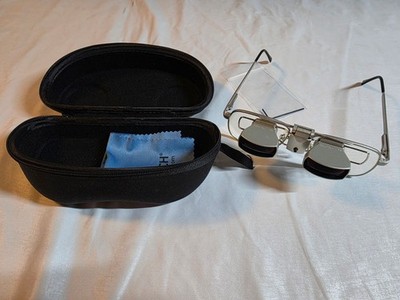 OCUTECH SightScope Low Vision Flip Glasses Galilean Bioptic Glasses