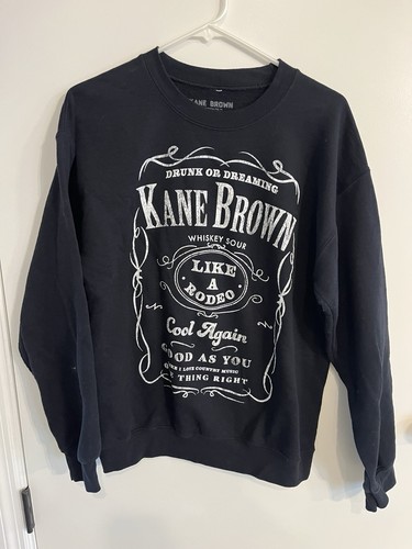 Mens Size Medium Official Kane Brown Drunk Or Dreaming Sweatshirt
