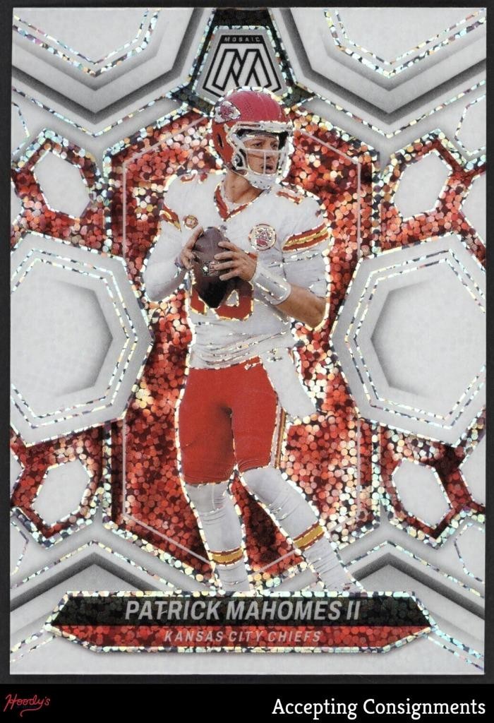 2024 Panini Mosaic White Sparkle #106 Patrick Mahomes II SP Chiefs