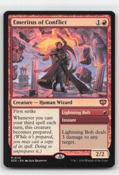 Emeritus of Conflict 113 Secrets of Strixhaven Mythic Rare