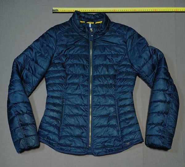 Women Joules Jacket Black Polyester 34 #1XB6