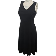 Cousin's Concert Attire Dress Size 2 Black Sleeveless V Neck A Line MADE IN USA