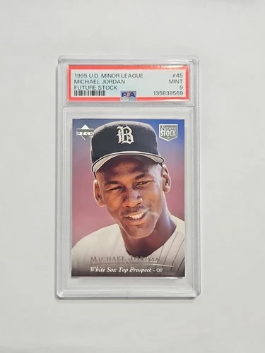 1995 UD Upper Deck Michael Jordan Minor League Future Stock #45 Baseball PSA 9