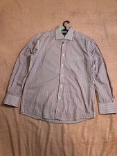 Valentino STRIPED Button Up Shirt Long Sleeve MENS