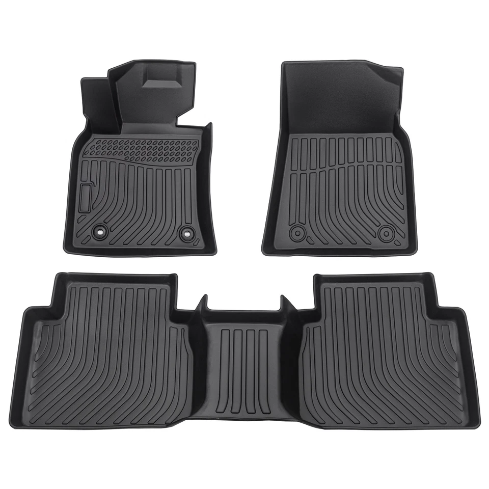 3D All Weather Floor Mats for 2018-2025 Toyota Camry Front + Rear TPE Car Liners - Image 4 of 4