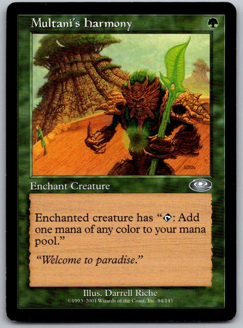 Multani's Harmony 84 Uncommon Planeshift Magic: The Gathering Lightly Played