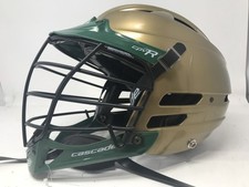 New XS Cascade CPV-R Lacrosse Helmet Gold/Gre...