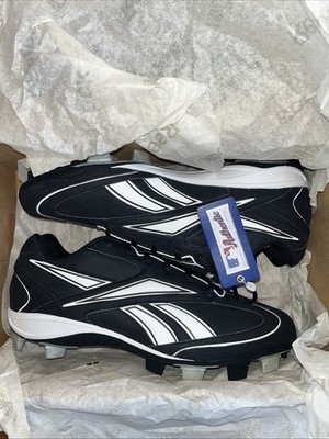 New Reebok Men s Veto 3.0 Low MSL Baseball Cleats Size US 12.5 Black/White