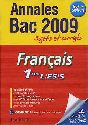 Français 1e L/ES/S : Sujets et corrigés - Lisle, Isabelle de