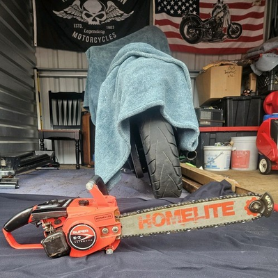 #ad Vintage Homelite Super EZ Automatic Chainsaw Rare Complete Original amp; Runs $255.00