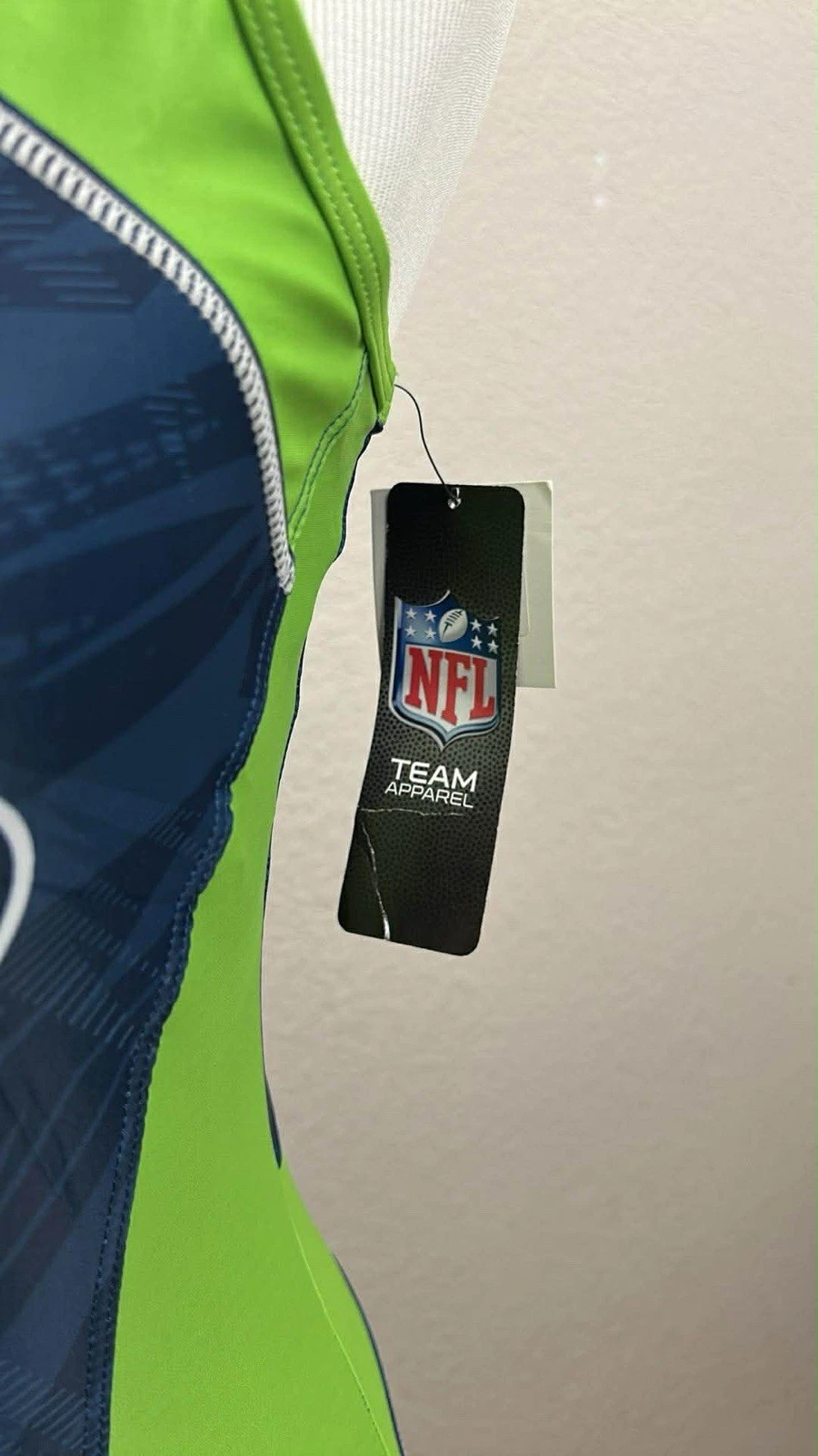 Seattle Seahawks Women's College One-Piece Swimsuit Medium