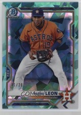 2021 Bowman Chrome Draft Sapphire Edition Aqua 11/20 Pedro Leon #BDC-92 0rd2