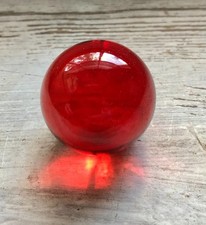 Kristallglaskugel Glaskugel 40mm rot transparent