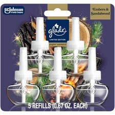 Glade PlugIns Refills Air Freshener, Embers & Sandalwood, Scented and Essential