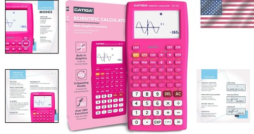 Compact Scientific Calculator with Graphic Display - Perfect for Student Use - Picture 2 of 9