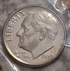 1990 D  FRANKLIN D. ROOSEVELT DIME (10c) BU UNCIRCULATED In Cellophan